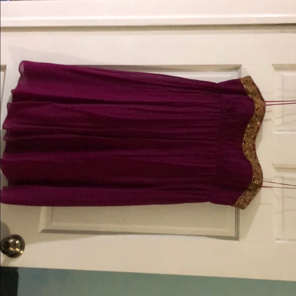 Aidan Mattox Strapless cocktail dress